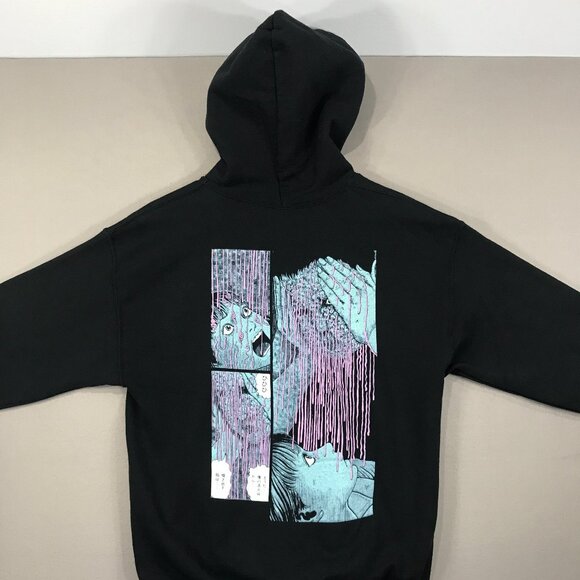 Junji Ito Glyceride Sweatshirt Adult Medium Black Pullover Hoodie Graphic Print - Picture 9 of 12